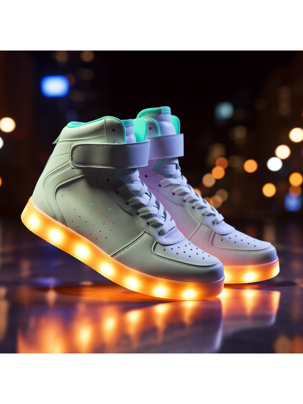 LED Light Multi Color Men and Women usb charging lighting shoes